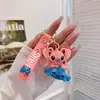 Nuevo Llavero de Dibujos Animados Stitch Lindo Colgante para Mochila Escolar de Estudiante Muñeco Llavero Joyería Pequeña Venta al por Mayor
