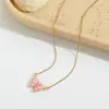 Collar de Mariposa Kapinyan Nuevo para Mujer Verano Gama Alta Lujo Ligero Diseño de Nicho Collar Accesorios de Temperamento de Moda Venta al por Mayor