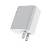 Cargador de teléfono móvil de nitruro de galio GaNPD65W estándar de EE. UU. ETL transfronterizo, doble puerto, aplicable al cargador estándar medio Apple 17