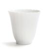 Taza de Té de Cerámica Dulce Esmalte Blanco Tallada Tipo Boca de Kwai Taza Diosa de las Flores Tipo Taza Magnolia Taza de Fragancia Hecha a Mano