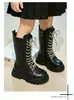 Botas de Menina Inverno 2026 Novo Estilo Coreano Estilo Britânico Botas Infantis Botas de Cano Alto para Menina Botas de Princesa