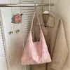 Nova bolsa de ombro simples e casual da moda feminina, bolsa tote versátil para o dia a dia, bolsa de ombro leve