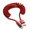 Cable de Datos Tipo-C con Pantalla Digital Carga Súper Rápida de 120W Resorte Adecuado para Apple 16 Huawei Honor Cable de Carga Transfronterizo