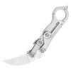 Nuevo Cuchillo Mecánico Plegable Cuchillo Plegable de Garra Cuchillo Portátil con Protección para el Cuerpo Cuchillo para Fruta Autodefensa para Llevar Cuchillo Plegable Filo