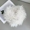 Bufanda magnética personalizada de imitación de lana de cordero, bufanda simple de felpa de color liso, protector de cuello grueso y cálido, calentador de cuello peludo de doble cara