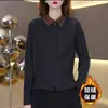 2025 Nuevo Estilo Estilo Madre Suéter para Mujeres de Mediana Edad y Mayores Primavera y Otoño Elegante Top Básico para Dama