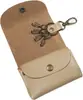 Bolsa de Chaves Doméstica de Couro Multifuncional Personalizada Porta-Moedas Dobrável Porta-Cartões de Moedas de Couro Japonês Estojo de Chaves
