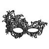 Máscara de Halloween Accesorios para Transmisión en Vivo Mascarada Gótica Cosplay Máscara de Encaje Negro Máscara para Ojos de Adulto