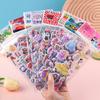 Adesivos de Bolha 3D Disney para Crianças Adesivos de Princesas Adesivos Criativos Estereoscópicos Recompensas de Brinquedos Adesivos Pequenos Papel