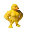 Popular Transfronterizo Juguete de Pato Musculoso Divertido Impreso en 3D Pato de Pie Creativo y Humorístico Adorno de Decoración para Escritorio del Hogar