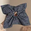 Lenço Quadrado de Tecido de Alta Qualidade para Amarrar o Cabelo, Scrunchie Vintage, Corda Floral para Cabelo Estilo Preguiçoso, Acessório de Cabelo