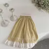 Roupas de Verão para Meninas Conjunto de Roupas Infantis para Bebês 2026 Novo Primavera e Outono Estilo Coreano Moda Camisa Top Infantil Renda