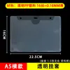 Sobre para Archivos A4 Carpeta A3 Funda Protectora de Datos A5 Funda para Colgar Bolsa para Colgar Bolsa para Archivos con Sellado a Tres Lados Funda de Plástico Duro Transparente