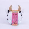 Venta al por mayor de fábrica auriculares con forma de vaca nueva moda Animales de peluche creativos de dibujos animados Auriculares para teléfono móvil de celebridad de Internet