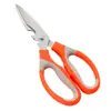 Tijeras de Cocina Domésticas de Acero Inoxidable, Tijeras Multifuncionales para Huesos de Pollo, Tijeras para Barbacoa, Pueden Sujetar Nueces, Abrir Botellas, Tijeras para Alimentos para Matar Peces