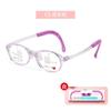 89011 Gafas con Almohadillas Nasales de Silicona para Niños, Montura Popular Antideslizante Deportiva, Se Pueden Equipar con Lentes para Miopía Anti-Luz Azul