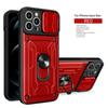 Adecuado para Iphone17Pro Max Funda para teléfono móvil con ventana deslizante Apple 12 Anillo magnético Cubierta protectora anticaídas