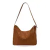 Bolsa de Ombro Grande de Textura de Alta Qualidade Estilo Retrô para Mulheres 2026 Novo Estilo Moda Mais Vendido Bolsa Transversal Bucket para o Dia a Dia