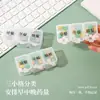 Nueva Mini Caja de Pastillas, Portátil para Tres Comidas al Día, Antes y Después de las Comidas, Dispensador de Medicamentos y Caja Recordatoria de Medicamentos
