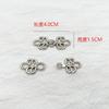 Metal Dinastía Han Traje Tang Cuello Botón Botón Suegra Botón Cheongsam Botón Placa Metal Cintura Botón Joyería Retro Botón para Hacer