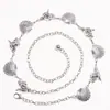 Accesorio de Cintura para Mujer Cadena de Cintura de Concha Metálica Moda Versátil Decoración de Vestido Cadena Corporal de Moda Cinturón