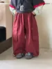 Ropa para Niños Huzhou Zhili Niños Pequeños y Medianos Estilo Callejero Americano Ropa de Trabajo para Niños Pantalones de Pierna Ancha Niños y Niñas Pantalones Casuales para Street Dance