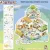 Pegatinas de Paisaje Estéreo 3D, Tamaño Grande, Alta Dificultad, Pegatinas de Escena en Miniatura, Juguetes Hechos a Mano DIY Divertidos para Aliviar el Estrés