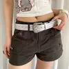 Cinturón Vintage Estilo Étnico con Estampado de Remaches para Mujer, Diseño de Nicho de Alta Resistencia Accesorio de Cinturón para Jeans Versátil de Cuero de Moda