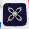 Parche Bordado de Artesanía Compuesta, Parche Bordado de Logo de Marca de Moda, Decoración para Ropa y Parche para Reparación de Agujeros