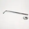 Brazo de Ducha Superior de Acero Inoxidable Tubería Oculta Codo de Tubo Cuadrado para Ducha Cabezal de Ducha Estilo Moderno