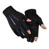 Guantes de protección solar de seda de hielo de primavera y verano para mujer, guantes transpirables de alta elasticidad para pesca, conducción al aire libre, guantes de dos dedos expuestos