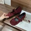 Mocasines planos estilo francés para mujer, nuevos de primavera y otoño, versátiles, con lazo, estilo de hada, Mary Jane, zapatos bajos sin cordones
