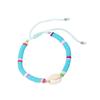 Design Personalizado Pulseira Multicamadas Artesanal com Contas Estilo Ins de Alta Qualidade para Mulheres Pulseira Dobrável de Cerâmica Macia Nicho Feminino