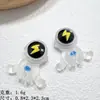 Presilha de Cabelo Popular Nova Transparente Foguete de Astronauta Planeta Superman Capa de Celular Acessórios de Resina DIY com Cola de Creme