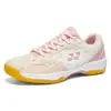Tênis de Badminton Respirável de Alta Qualidade para Homens, Solado de Borracha, Antiderrapante, Resistente ao Desgaste, Absorvente de Choque, Modelo Novo de Tênis de Badminton, Branco e Platina
