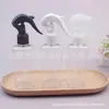 Botella pulverizadora cuadrada blanca de 200 ml Botella pulverizadora de alcohol marrón Botella pulverizadora de ratón pequeño de 200 ml Botella pulverizadora transparente para regar plantas
