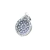Colgante de chismes del Zodiaco de plata S925 Yiluya Hilo de algodón tejido DIY Colgante lateral de Tíbet Accesorios Material para joyería