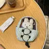 Bolsa Mini Poá Estilo Coreano Bolsa de Boneca Mochila Pequena Fofa Feminina Chaveiro Bolsa Pingente de Boneca Estojo Protetor