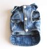 Roupas para Pet 2018 Primavera e Verão Novo Colete Jeans Rasgado Roupas para Pet Urso Feijão Cachorro Teddy Roupas Primavera e Verão