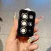 Película Protetora Simples Adequada para Vários Modelos Samsung, Película de Lente de Alta Definição com Aplicação Rápida, Película de Lente com Estrutura Metálica de Posicionamento Cd