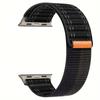 Adecuado para Apple Iwatch78910 Patrón de Ola Tanque Bucle de Nailon S10 Correa Tejida de Velcro