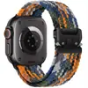 Adecuado para Apple iWatch S12 Correa de Reloj Applewatch11 Hebilla de Paracaídas Correa de Bucle de Nailon Tejido