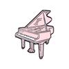 Serie de Nueva Música Creativa Juego de Insignias Violín Radio Fonógrafo Disco Piano Insignia de Modelado