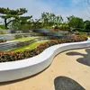 Banco de Árboles de UHPC, Paisaje de Parque, Macetero con Forma Especial, Jardín Exterior, Banco Prefabricado de UHPC