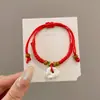 Pulsera con Colgante de Zongzi para Niños DIY Ajustable Festival del Bote del Dragón Cuerda Colorida 2026 Nueva Pulsera del Festival del Bote del Dragón Venta al por Mayor para Puestos de Mercado