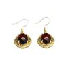 Aretes Guan Yu Ámbar Natural Ámbar Sangre Mar Báltico Ganchos para Oreja para Mujer Venta al Por Mayor de Fábrica Dropshipping S3122806