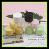 Frasco pp rosa de 50g com tampa interna frasco para creme facial máscara de rosto plástico 50ml frasco para cera frasco de boca larga pote para máscara capilar