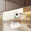 Portarrollos de Papel de Cocina, Engrosado, Estante de Almacenamiento de Servilletas Montado en Pared sin Taladro, Portarrollos de Papel Multifuncional para el Hogar, Venta al por Mayor