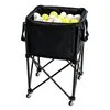 Carrinho de Armazenamento de Tênis Carrinho de Pickleball Carrinho de Armazenamento de Pickleball Grande Capacidade Portátil Interno Externo Carrinho de Armazenamento de Tênis