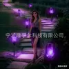 Fábrica de Origen Luces Solares para Césped Venta al por Mayor Luces de Suelo Personalizadas para Paisajismo Comercio Exterior Estilo Clásico Luces para Exteriores